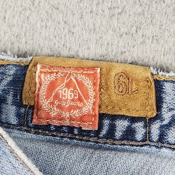 Y2K Low Rise Flare Leg Jeans Womens 6 Cotton Blend Hip Hugger Trouser Denim VTG - Picture 8 of 12